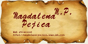 Magdalena Pejica vizit kartica
